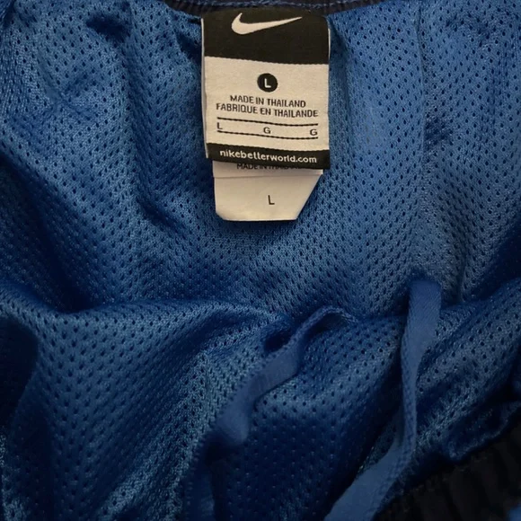 Nike Men’s Retro Royal Blue Mesh Lined Cargo Swim Trunks / Shorts Size Large - Picture 4 of 7